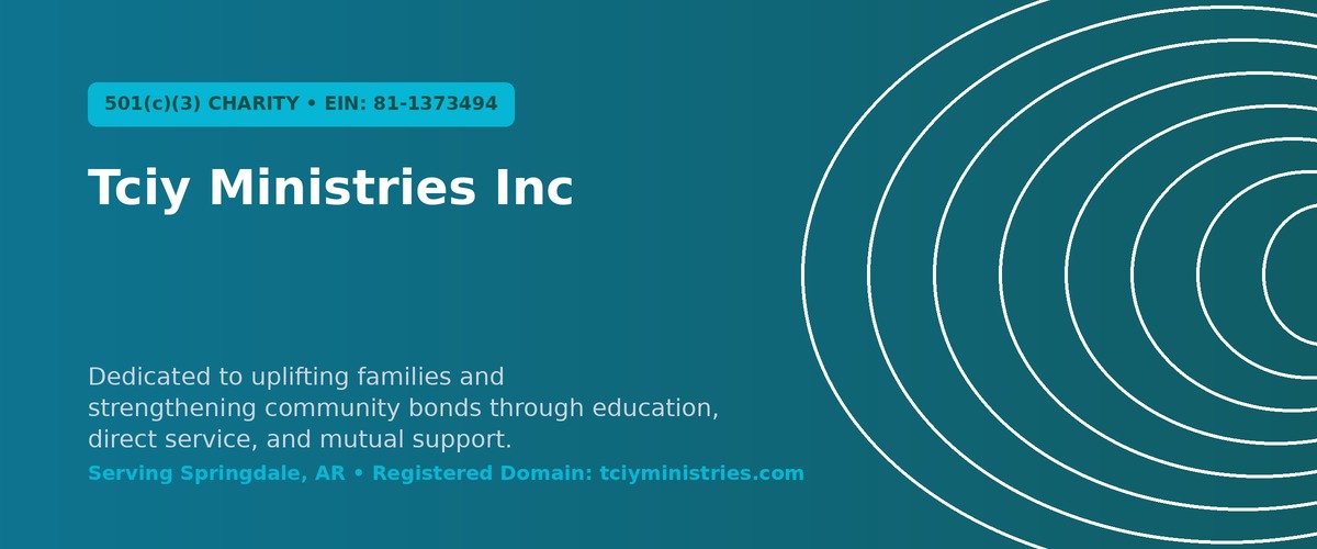 Tciy Ministries Inc Organization Banner
